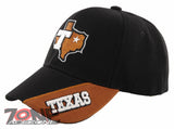 NEW! TEXAS TX LONE STAR STATE MAP T STAR TEXAS CAP HAT BLACK