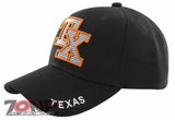 NEW! TEXAS MESH TX LONE STAR STATE CAP HAT BLACK