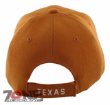 NEW! TEXAS MESH TX LONE STAR STATE CAP HAT ORANGE