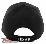 NEW! TEXAS MESH TEXAS TX LONE STAR STATE CAP HAT BLACK