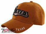 NEW! TEXAS MESH TEXAS TX LONE STAR STATE CAP HAT ORANGE