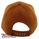 NEW! TEXAS MESH TEXAS TX LONE STAR STATE CAP HAT ORANGE