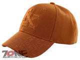 NEW! TEXAS TX LONE STAR STATE SIDE PRINT CAP HAT ORANGE