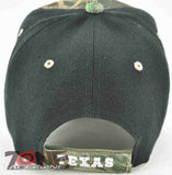 NEW! FLAME TEXAS TX CAP HAT CAMO BLACK