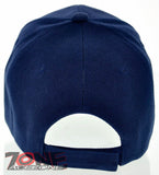 NEW! TEXAS TX HORSESHOE COWBOY CAP HAT NAVY