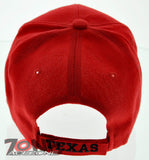 NEW! TEXAS TX 1835 REVOLUTION LONE STAR CAP HAT RED