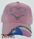 NEW! TEXAS BITCH STAR FRAG LONE STAR STATE TX CAP HAT PINK