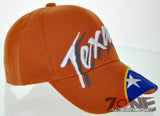 NEW! TEXAS STAR FRAG LONE STAR STATE TX CAP HAT ORANGE