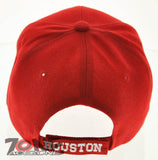 NEW! TEXAS LONE STAR 1837 HOUSTON TX CAP HAT RED