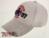 NEW! TEXAS LONE STAR 1837 HOUSTON TX CAP HAT WHITE