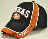 NEW! TEXAS TX CAP HAT ROUND BLACK
