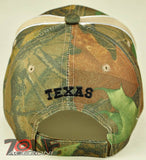 NEW! TEXAS TX CAP HAT ROUND CAMO