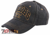 NEW! TEXAS TX BLACK JEANS BALL CAP HAT BLACK
