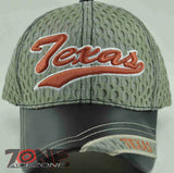 NEW! W/LEATHER TEXAS TX MESH CAP HAT TAN