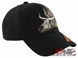 NEW! TEXAS FOREVER SKULL CACTUS BALL CAP HAT BLACK