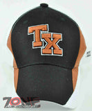 NEW! TX TEXAS TX MESH CAP HAT BLACK