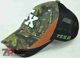 NEW! TX TEXAS TX MESH CAP HAT CAMO