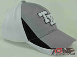 NEW! TX TEXAS TX MESH CAP HAT GRAY