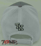 NEW! TX TEXAS TX MESH CAP HAT GRAY