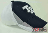 NEW! TX TEXAS TX MESH CAP HAT NAVY