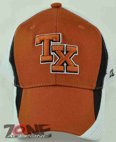 NEW! TX TEXAS TX MESH CAP HAT ORANGE