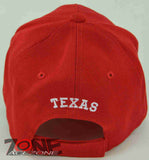 NEW! TX TEXAS ROUND TX CAP HAT RED