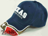 NEW! TX TEXAS LONE STAR STATE TX CAP HAT NAVY