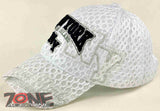 NEW! MESH NY NEW YORK LONG ISLAND CAP HAT WHITE