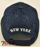 NEW! MESH NY NEW YORK LONG ISLAND CAP HAT NAVY