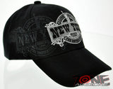NEW! NEW YORK THE EMPIRE CITY SINCE 1788 NYC CAP HAT BLACK