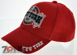 NEW! NEW YORK THE EMPIRE CITY SINCE 1788 NYC CAP HAT RED