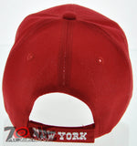 NEW! NEW YORK THE EMPIRE CITY SINCE 1788 NYC CAP HAT RED