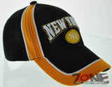 NEW! NEW YORK CITY TWO TONE NYC CAP HAT BLACK