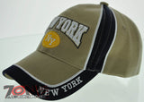 NEW! NEW YORK CITY TWO TONE NYC CAP HAT TAN