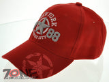 NEW! NEW YORK CITY 1788 EMPIRE CITY NYC CAP HAT RED