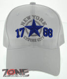 NEW! NEW YORK CITY 1788 EMPIRE CITY NYC CAP HAT WHITE