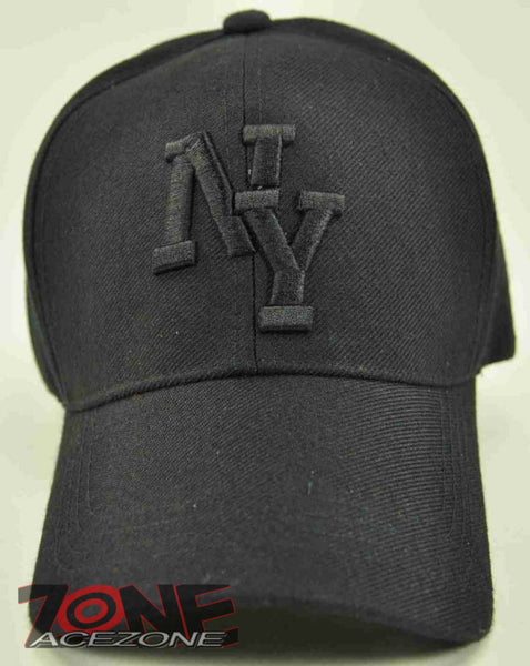 NEW! NY NEW YORK CITY NY CAP HAT BLACK