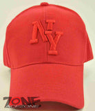 NEW! NY NEW YORK CITY NY CAP HAT RED