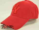 NEW! NY NEW YORK CITY NY CAP HAT RED