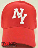 NEW! NY NEW YORK CITY NY CAP HAT LW RED