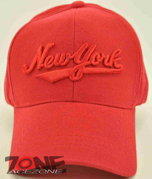 NEW! NY NEW YORK CITY NY CAP HAT N1 RED