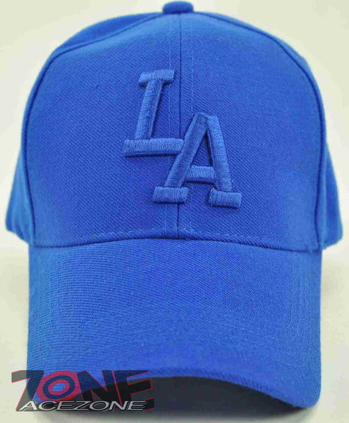 NEW! LA LOS ANGELES CITY LA CAP HAT ROYAL BLUE