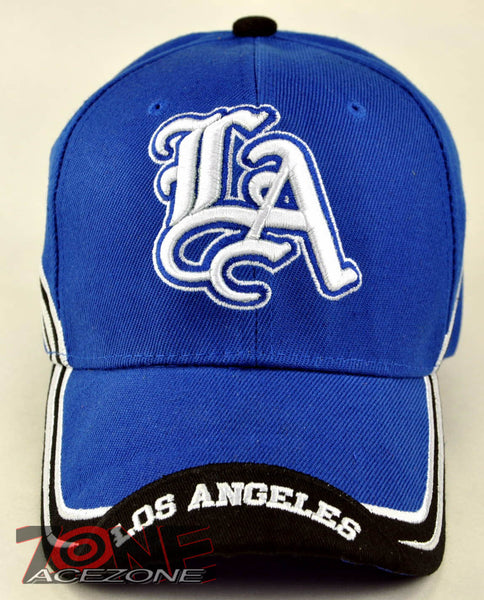 NEW! LA LOS ANGELES CITY LA CAP HAT A1 ROYAL BLUE