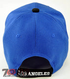 NEW! LA LOS ANGELES CITY LA CAP HAT A1 ROYAL BLUE