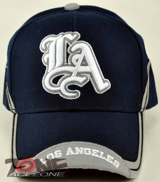 NEW! LA LOS ANGELES CITY LA CAP HAT A1 NAVY GRAY