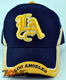 NEW! LA LOS ANGELES CITY LA CAP HAT A1 NAVY YELLOW