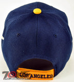 NEW! LA LOS ANGELES CITY LA CAP HAT A1 NAVY YELLOW