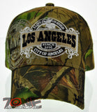 NEW! CITY OF LOS ANGELES SINCE 1850 LA CAP HAT CAMO