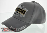 NEW! CITY OF LOS ANGELES SINCE 1850 LA CAP HAT GRAY