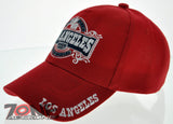 NEW! CITY OF LOS ANGELES SINCE 1850 LA CAP HAT RED